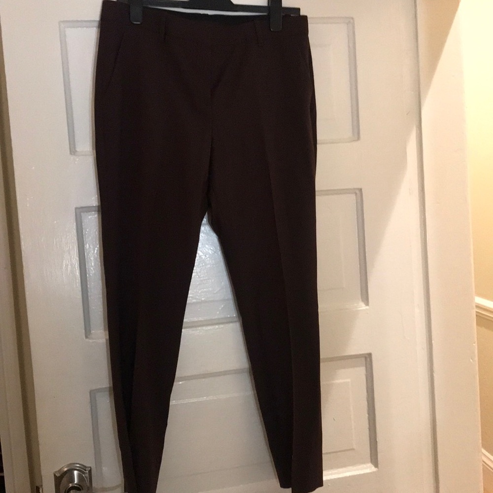 Theory crop slim pant